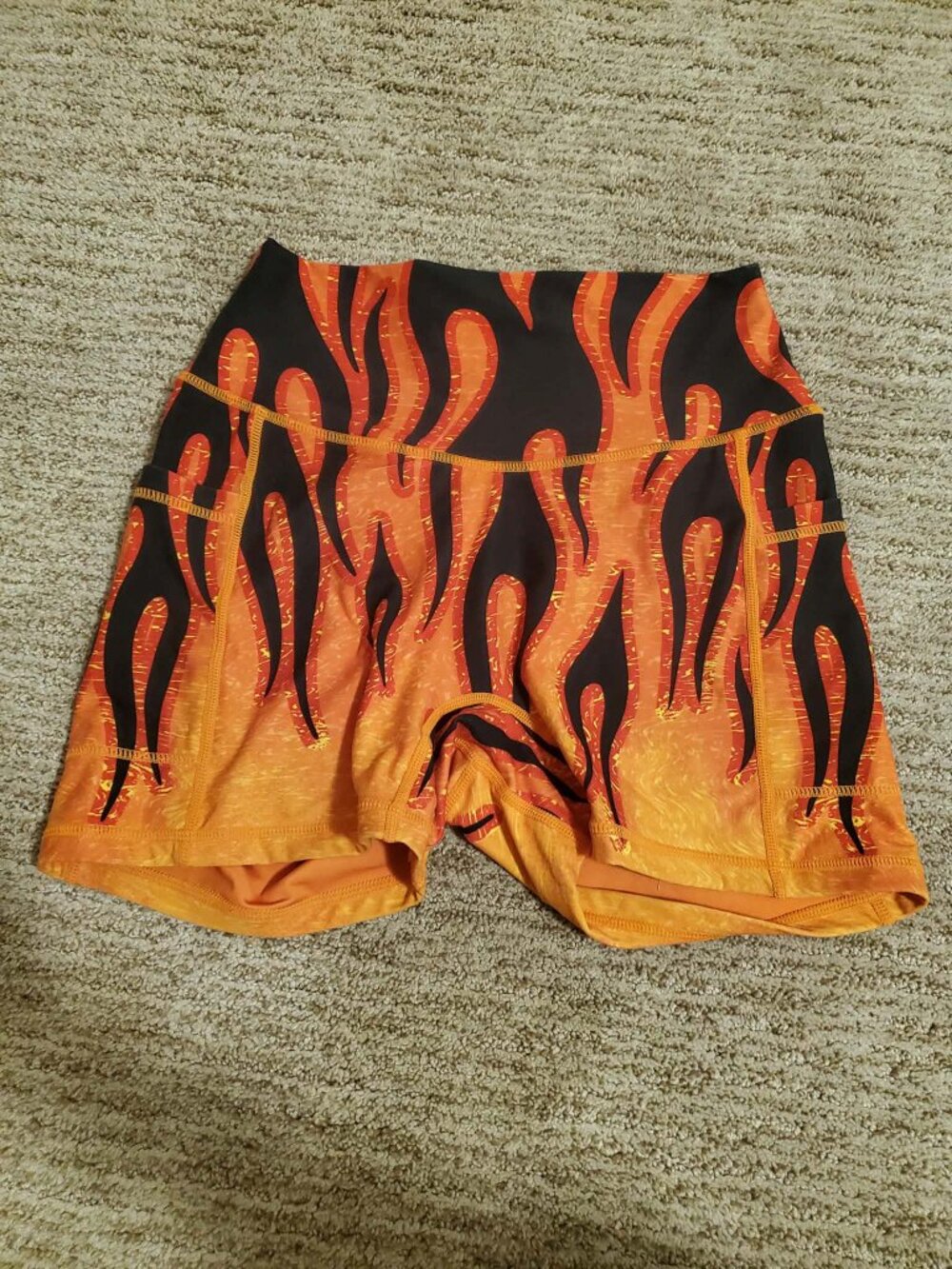 Flame Gym Shorts